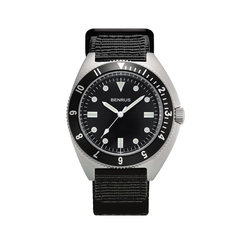 ベンラス 腕時計 ミリタリー腕時計 BENRUS 時計 メンズ ミリタリー サバゲー タイプ1 TYPE−1 男性 ブラック シルバー アーミー ミリタリーウォッチ 軍用 マニアック ロマン こだわり 本格 アウトドア キャンプ シンプル 人気 おすすめ おしゃれ ブランド