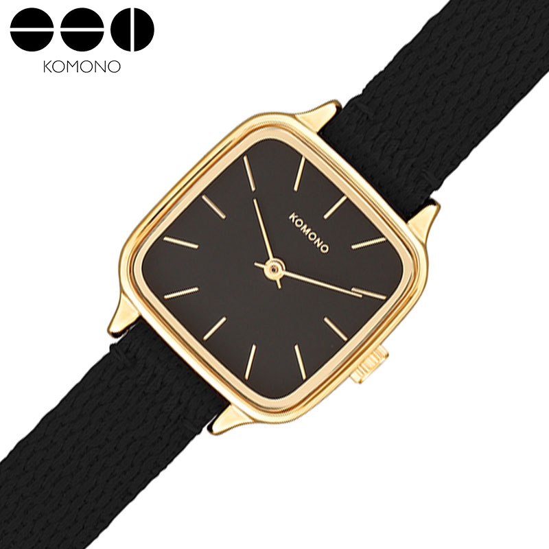 【10%OFF】コモノ 腕時計 ケイト ヘリテージ KOMONO Kate Heritage レディース ブラック 時計 小さい 小さめ シンプル きれいめ か...