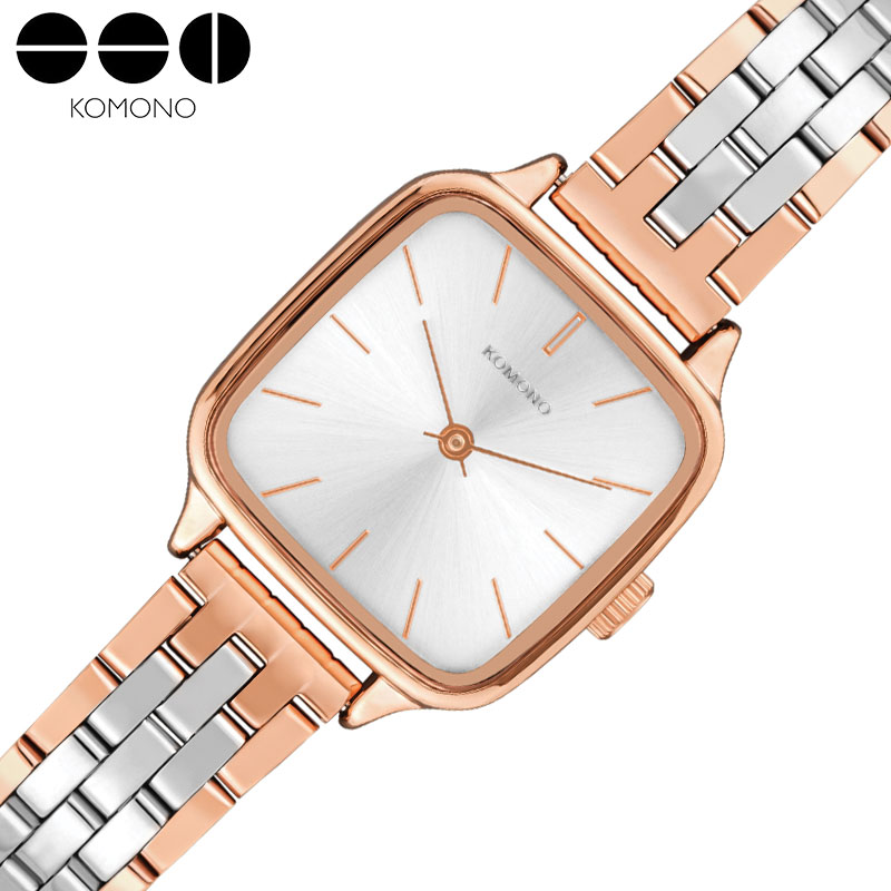 【10%OFF】コモノ 腕時計 ケイト エステート KOMONO Kate Estate レディース シルバー シルバー ピンクゴールド 時計 小さい 小さめ ...