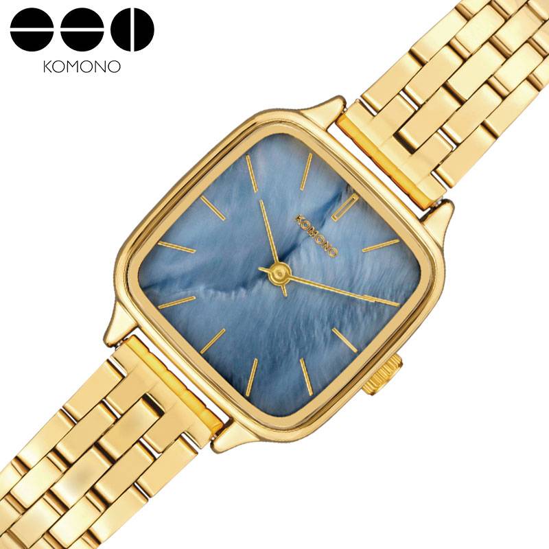 【10%OFF】コモノ 腕時計 ケイト エステート KOMONO Kate Estate レディース アイスネイビー ゴールド 時計 小さい 小さめ シンプル ...