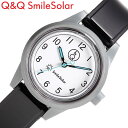 シチズン 腕時計 正規品 Q Q 時計 ミニシリーズ SmileSolar mini Series ホワイト ブラック CITIZEN 軽い ソーラー 防水 Q＆Q スマイルソーラー Smile Solar 軽め ポップ 小さめ 子供 女の子 男の子 キッズ RP01-012 人気 おすすめ おしゃれ ブランド プレゼント ギフト