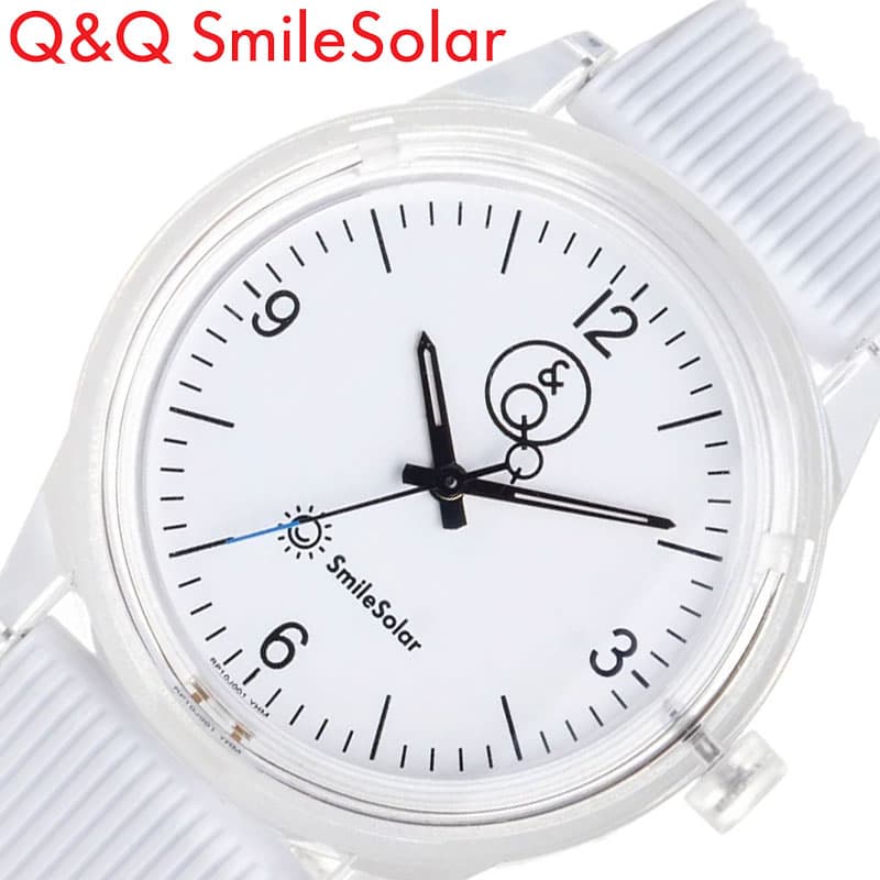 シチズン 腕時計 正規品 Q&Q 時計 旅する時計 Series 004 ホワイト CITIZEN 軽い ソーラー 防水 Q＆Q スマイルソーラ…