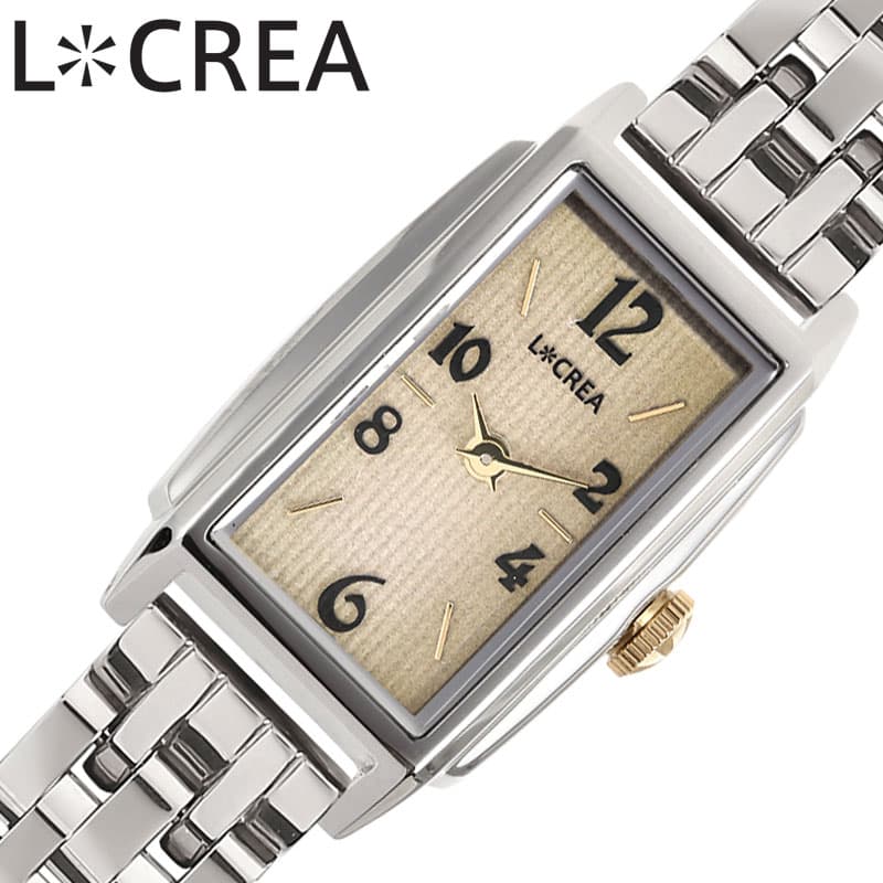 ルクレア 腕時計 レクタングル LCREA RECTANGLE レディース シルバー 時計 ソーラー ビジネス 女性 ソーラー 電池交換不要 日本製 可愛い かわいい カワイイ ファッション レディースファッション LC2002-SS5L 人気 おすすめ おしゃれ ブランド プレゼント ギフト(2.0)