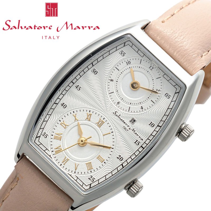 【63%OFF】【\19,657円引】サルバトーレ マーラ 腕時計 Salvatore Marra 時計 レディース ベージュ 女性 仕事 ビジネス オフィス ...