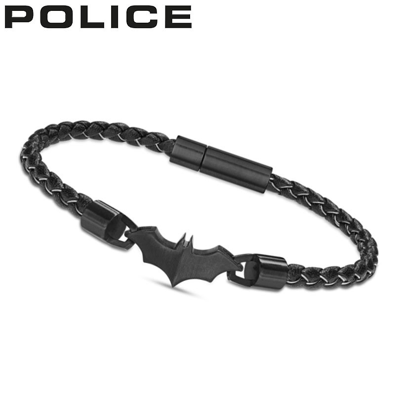 楽天腕時計を探すならウォッチラボポリス アクセサリー POLICE ブレスレット バットマン BATMAN メンズ ブラック 男性 誕生日 記念日 お祝い 贈り物 彼氏 夫 旦那 パパ 父 息子 ファッション かっこいい GB0034701 定番 人気 おすすめ おしゃれ ブランド プレゼント ギフト