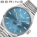 ベーリング 腕時計 BERING 時計 オートマチック チャリティーモデル タイムトゥケア TIME TO CARE ブルー 男性 メンズ 自動巻き BER-19441-charity サファイアガラス シンプル 2針 アナログ 青 ステンレスバンド 夜光 スモールセコンド 人気 おしゃれ ブランド(2)