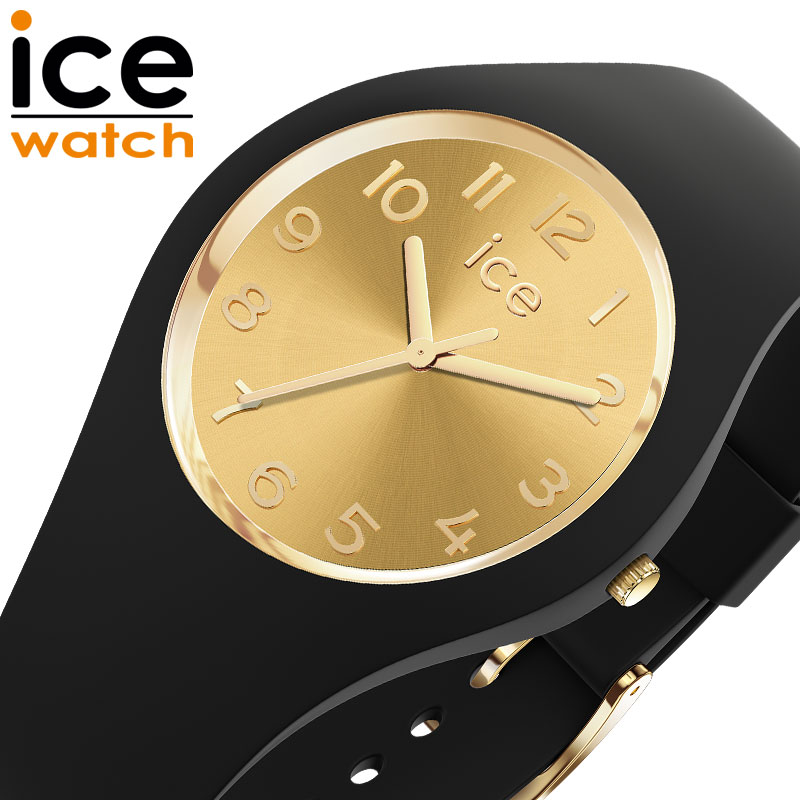 Rakuten - アイスウォッチ 腕時計 グラム ICE WATCH ice glam レディース ゴールド ブラック 時計 ICE-022584 人気 おすすめ おしゃれ ブランド プレゼント ギフト【正規品】