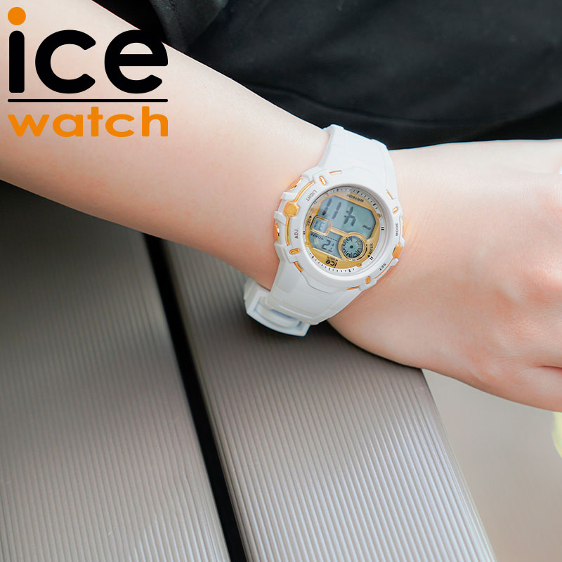 Rakuten - アイス ウォッチ 腕時計 アイスデジット エクスプローラー ICE WATCH ゴールド ICE digit explorer レディース 女性 ゴールド ホワイト 時計 ICE-023266 人気 おすすめ おしゃれ ブランド プレゼント ギフト【正規品】