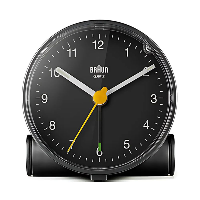 ブラウン 置時計 アナログ アラームクロック BRAUN ブラウン置時計 BC01B ANALOG ARALM CLOCK ブラック 目覚まし時計 クオーツ(静音設計) BC01B 人気 おすすめ おしゃれ ブランド プレゼント ギフト【正規品】 [2]