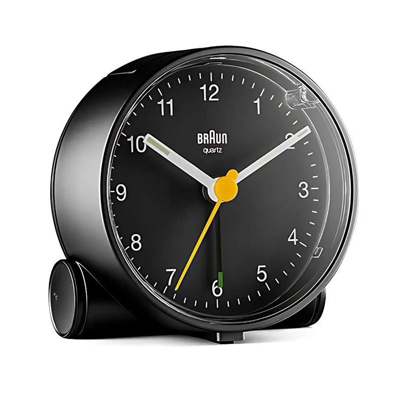 ブラウン 置時計 アナログ アラームクロック BRAUN ブラウン置時計 BC01B ANALOG ARALM CLOCK ブラック 目覚まし時計 クオーツ(静音設計) BC01B 人気 おすすめ おしゃれ ブランド プレゼント ギフト【正規品】 [3]