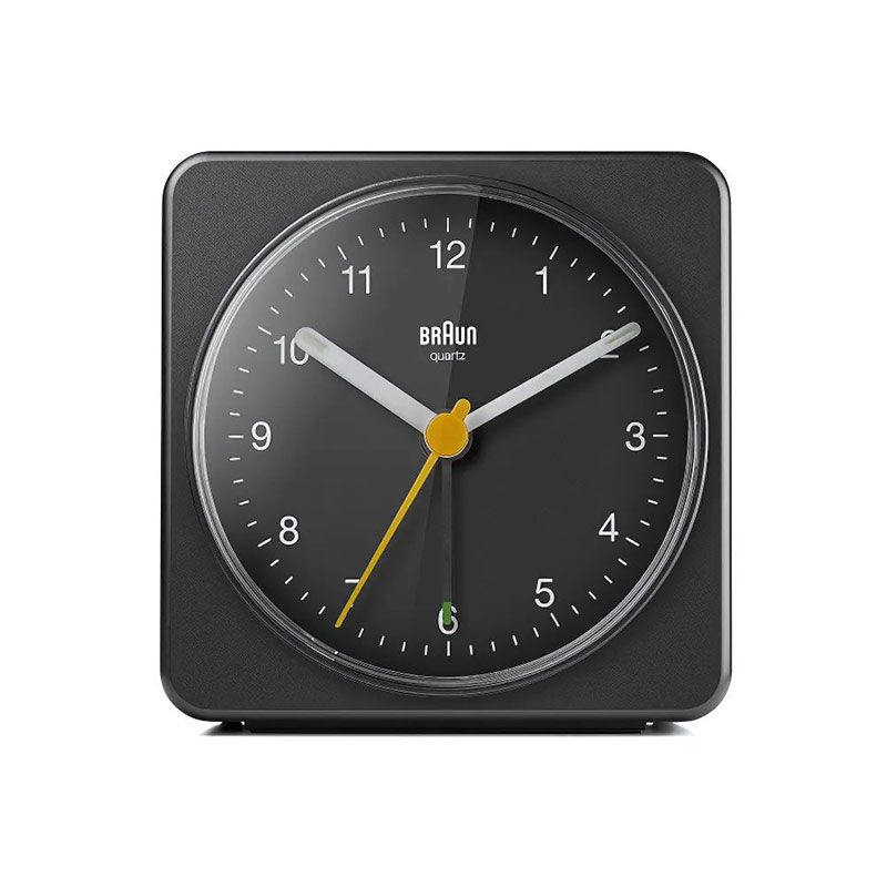ブラウン 置時計 アナログ アラームクロック BRAUN ブラウン置時計 BC03B ANALOG ARALM CLOCK ブラック 目覚まし時計 クオーツ(静音設計 スイープ運針) BC03B 人気 おすすめ おしゃれ ブランド プレゼント ギフト【正規品】 [2]