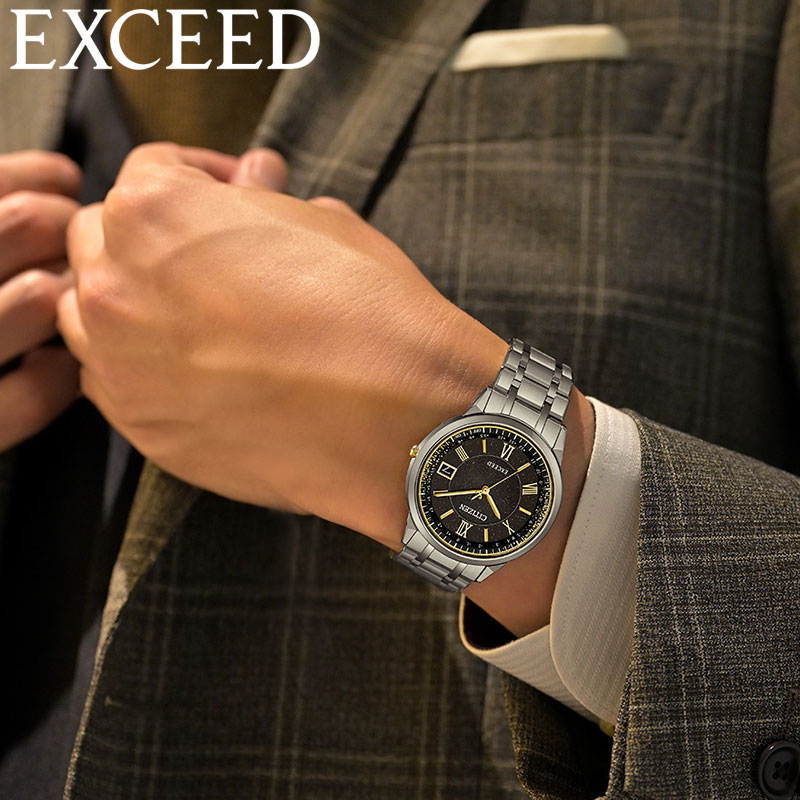 【最大35,000円引き】【20％OFF】 シチズン 腕時計 エクシード CITIZEN EXCEED メンズ 時計 エコ・ドライブ電波時計 CB1144-60E 人気 おすすめ おしゃれ ブランド プレゼント ギフト【正規品】