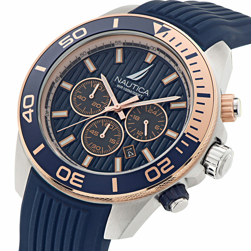 【ブラックフライデー限定！300円OFFクーポン付！】ノーティカ 腕時計 ノーティカワン NAUTICA NAUTICA ONE メンズ WHITE/GOLD(ホワイト/ゴールド) NAVY(ネイビー) 時計 WNANAPNOF304 人気 おすすめ おしゃれ ブランド プレゼント ギフト【正規品】