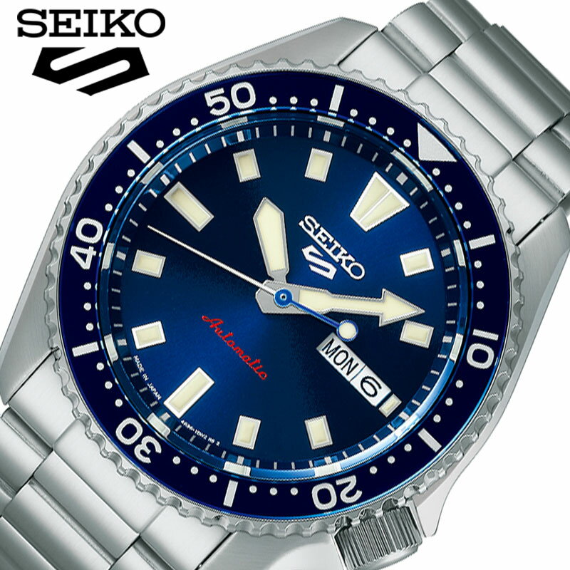 Rakuten - 【最大10,800円引き】【20％OFF】 セイコー 腕時計 セイコー5 SEIKO Seiko 5 Sports SKX Series メンズ ネイビー シルバー 時計 機械式 自動巻き SBSA303 人気 おすすめ おしゃれ ブランド プレゼント ギフト【正規品】