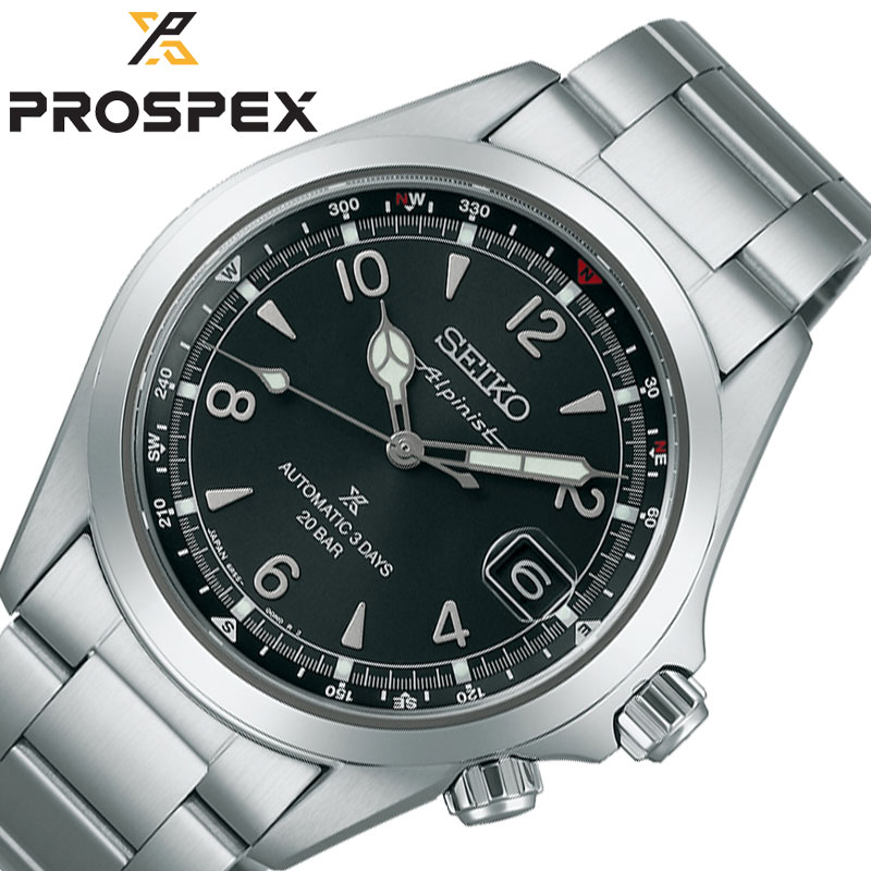Rakuten - セイコー 腕時計 SEIKO 時計 セイコー SEIKO プロスペックス PROSPEX ブラック 男性 向け メンズ 機械式 自動巻き ブラックダイヤル SBDC209 防水 シンプル かっこいい カジュアル ビジネス スーツスタイル 人気 おすすめ おしゃれ ブランド プレゼント ギフト