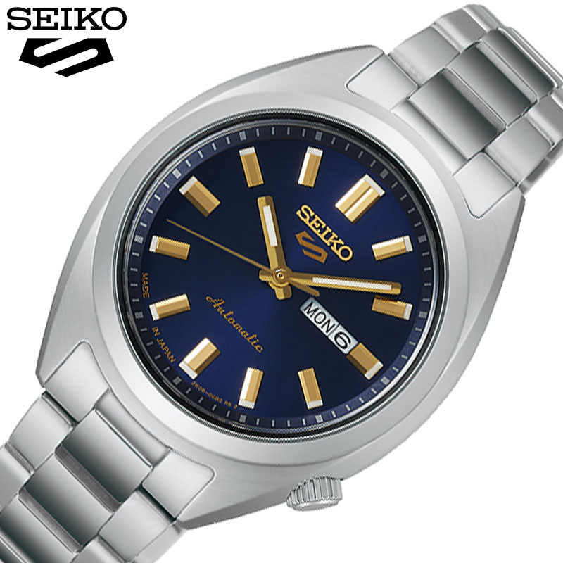 Rakuten - 【最大9,000円引き】【20％OFF】 セイコー 腕時計 SEIKO 時計 ファイブスポーツ 5 SPORTS メンズ 腕時計 ステンレス メタル ベルト ネイビー 機械式 自動巻き SRRA009 シンプル かっこいい カジュアル ビジネス スーツスタイル ファッション 恋人 夫婦 人気 おすすめ