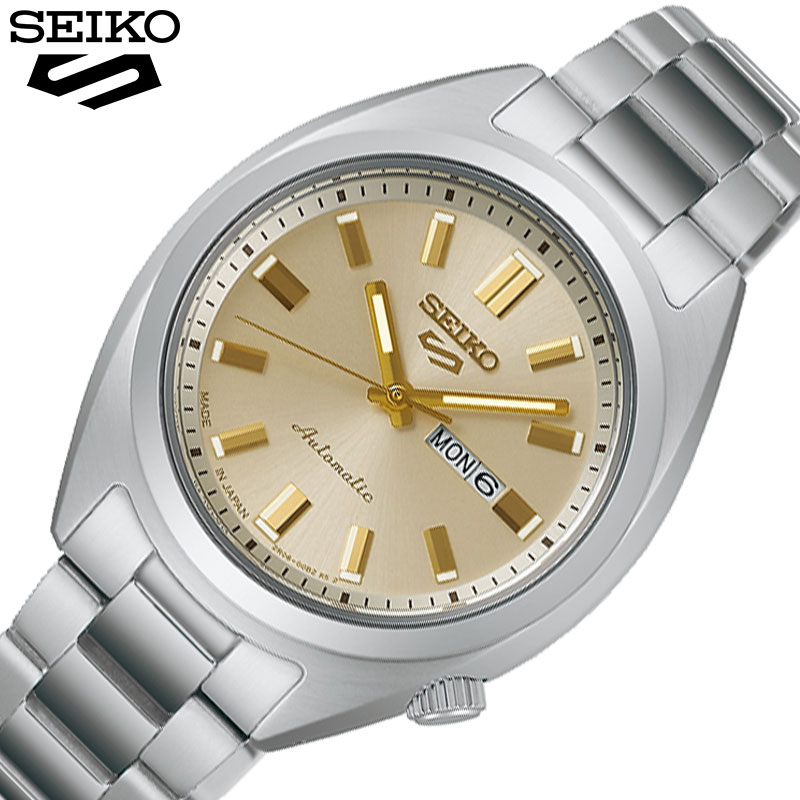 樂天商城 - 【最大9,000円引き】【20％OFF】 セイコー 腕時計 SEIKO 時計 ファイブスポーツ 5 SPORTS メンズ 腕時計 ステンレス メタル ベルト シャンパンゴールド 機械式 自動巻き SRRA011 シンプル かっこいい カジュアル ビジネス スーツスタイル ファッション 人気 おすすめ