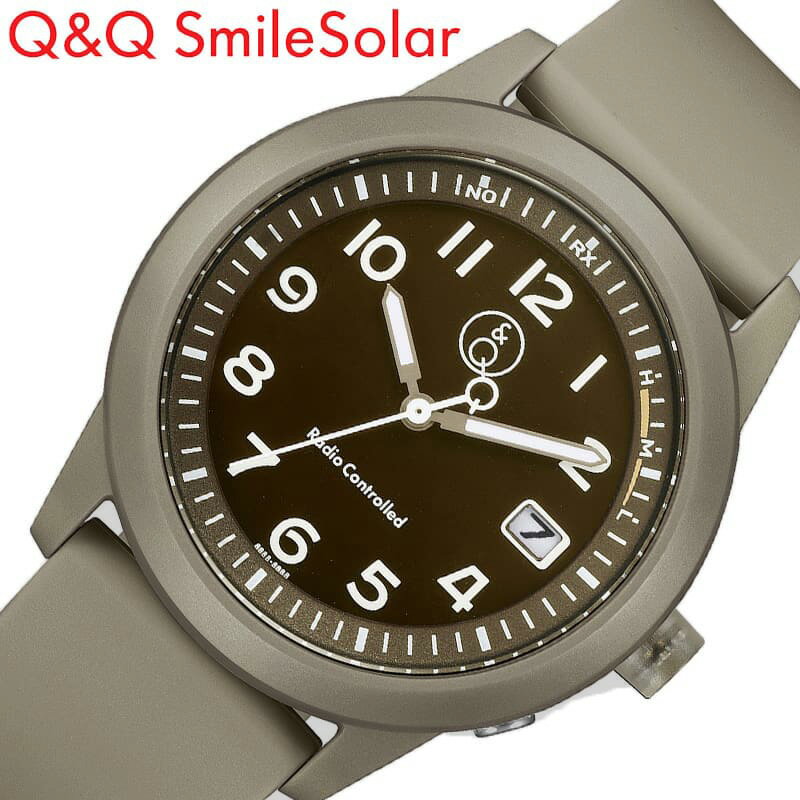 シチズン キューアンドキュー スマイルソーラー 腕時計 CITIZEN Q＆Q smilesolar 時計 ソーラーメイト電波 SolarMate Radio Controlled レディース 腕時計 ダークブラウン 電波 ソーラー D08A-002VK シンプル カジュアル 人気 おすすめ おしゃれ ブランド プレゼント ギフト