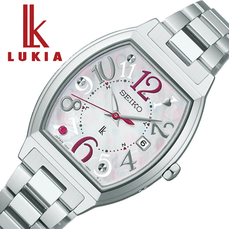 Rakuten - セイコー 腕時計 SEIKO 時計 ルキア LUKIA レディース 腕時計 ホワイト 電波 ソーラー ステンレス ベルト シルバー 防水 HEE002J シンプル カジュアル かわいい ビジネス ファッション 誕生日 記念日 彼女 妻 人気 おすすめ おしゃれ ブランド プレゼント ギフト 贈り物