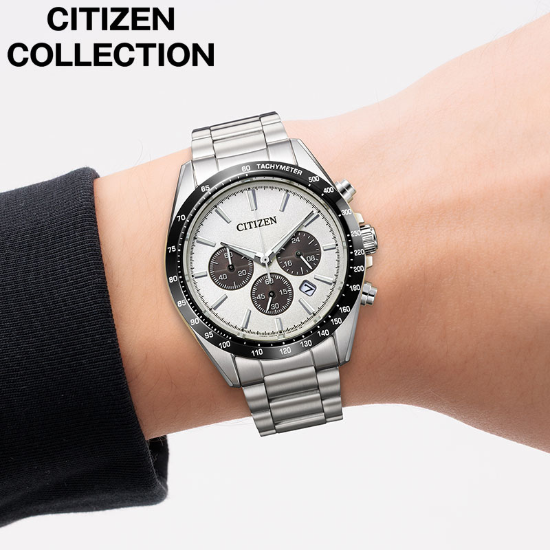Rakuten - 【最大9,000円引き】【20％OFF】シチズン 腕時計 CITIZEN 時計 シチズンコレクション CITIZEN COLLECTION メンズ 腕時計 ホワイト ソーラー ステンレス メタル ベルト シルバー 防水 CA4764-57A シンプル カジュアル かっこいい ビジネス ファッション 人気 おすすめ ギフト