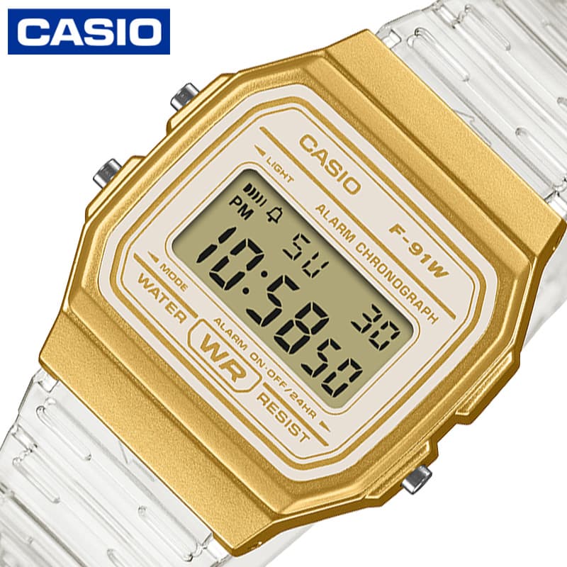 RADO - カシオ 腕時計 CASIO 時計 カシオコレクション CASIO Collection POP CASIO Collection レディース 腕時計 ホワイト デジタル ウレタン ベルト CASIO-F-91WS-7A2JF シンプル カジュアル かわいい ビジネス 華奢 人気 おすすめ おしゃれ ブランド プレゼント ギフト 贈り物
