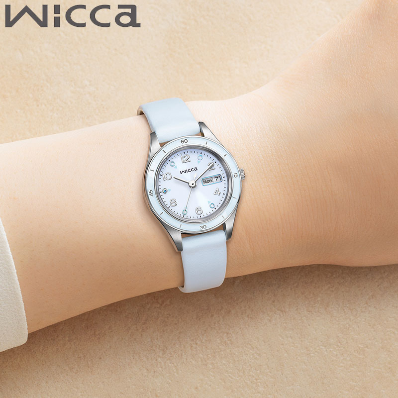 Other - 【最大4,400円引き】【20％OFF】シチズン 腕時計 CITIZEN 時計 ウィッカ Wicca レディース 腕時計 ライトブルー ソーラー レザー 革 ベルト ブルー KH3-711-70 シンプル カジュアル かわいい ビジネス オフィス 華奢 大人可愛い 誕生日 記念日 恋人 夫婦 人気 おすすめ