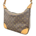 LOUIS VUITTON ルイ ヴィトン ショルダーバッグ 美品 ブローニュ モノグラム M51265 PVC レザー ブラウン ワンショルダーバッグ ブーロ...