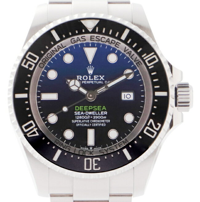 ROLEX 極美品 ロレックス シードゥエラー ディープシー 126660 Dブルー D-blue グラデーション文字盤 SS 自動巻き 2022年2月保証書/ギャランティカード・純正Box完備 腕時計 メンズ Aランク 中古 鑑定済 廃盤モデル ロレックスシードゥエラー