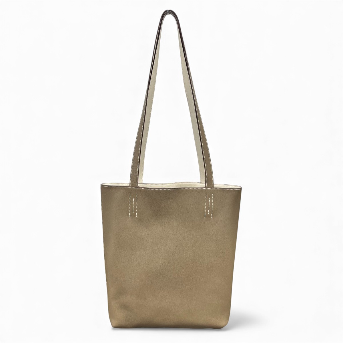 【最新】未使用品 HERMES エルメス ネオドゥブルセンス35 トートバッグ ヴォースイフト レザー K刻印 2..