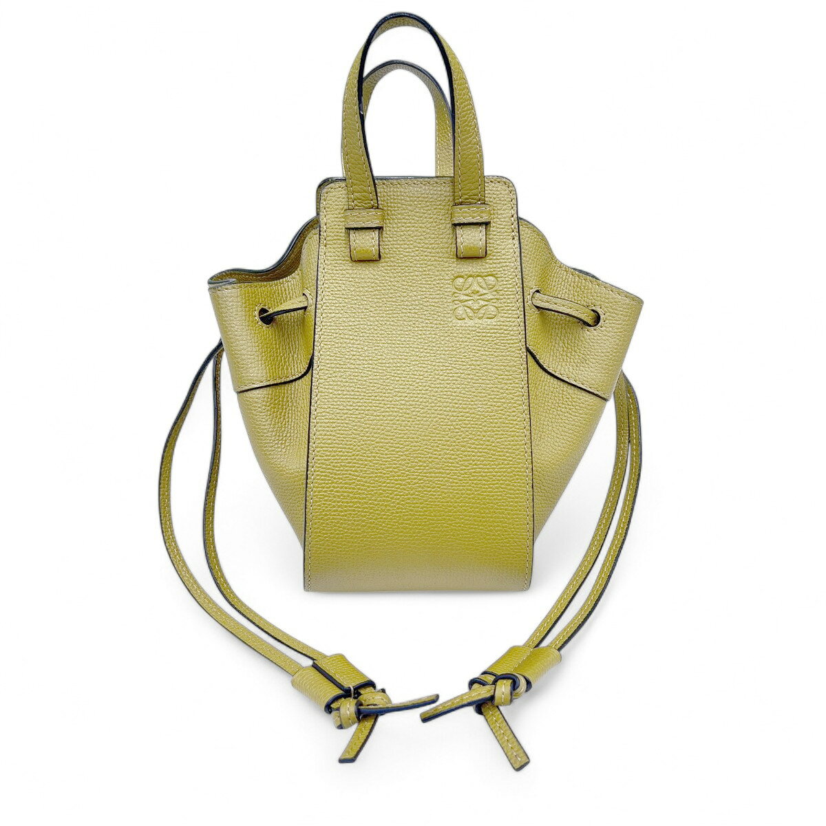 最終値下げ！LOEWE マスタード ハンドバッグ ポーチ付き　本革 楽天市場】マスタード（ブランドロエベ）（レディースバッグ｜バッグ