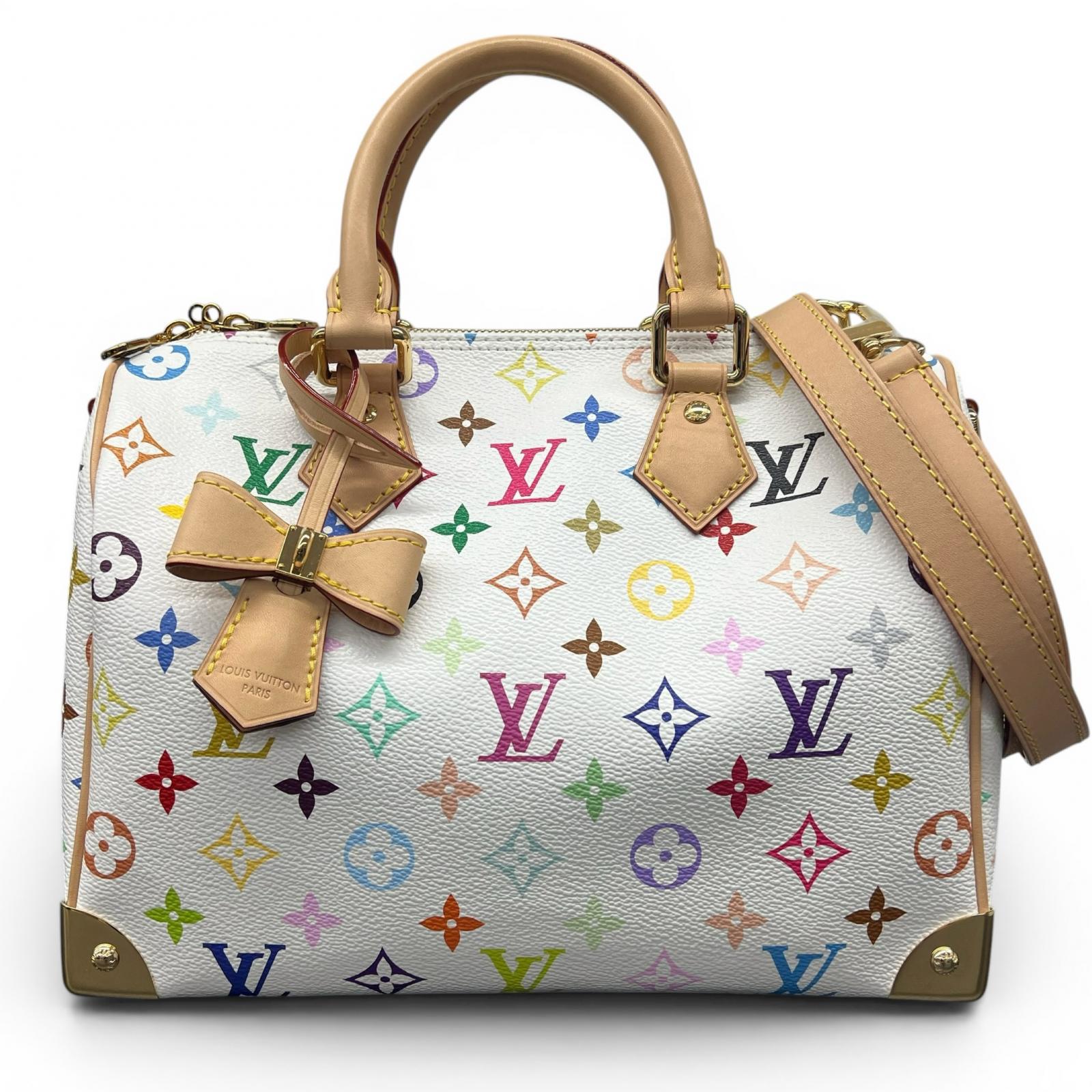 楽天市場】louis vuitton ルイ ヴィトン ミニ スピーディ マルチカラー