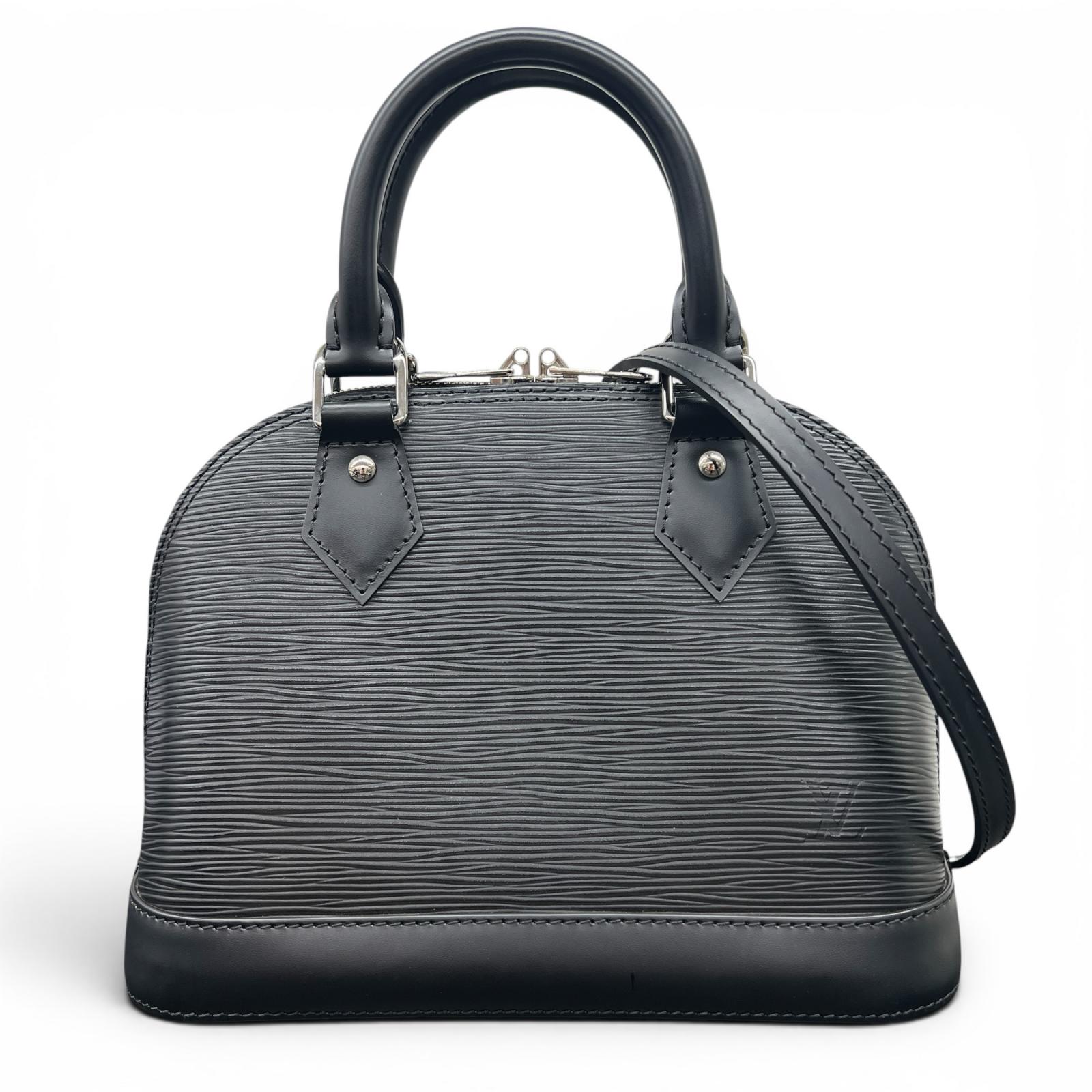 Rakuten - LOUIS VUITTON 極美品 ルイヴィトン アルマBB エピ ノワール 2way ハンドバッグ ショルダーバッグ M40862 レザー FL2143 ブラック クロスボディ ポシェット LV Aランク 中古 鑑定済 ヴィトンバッグ