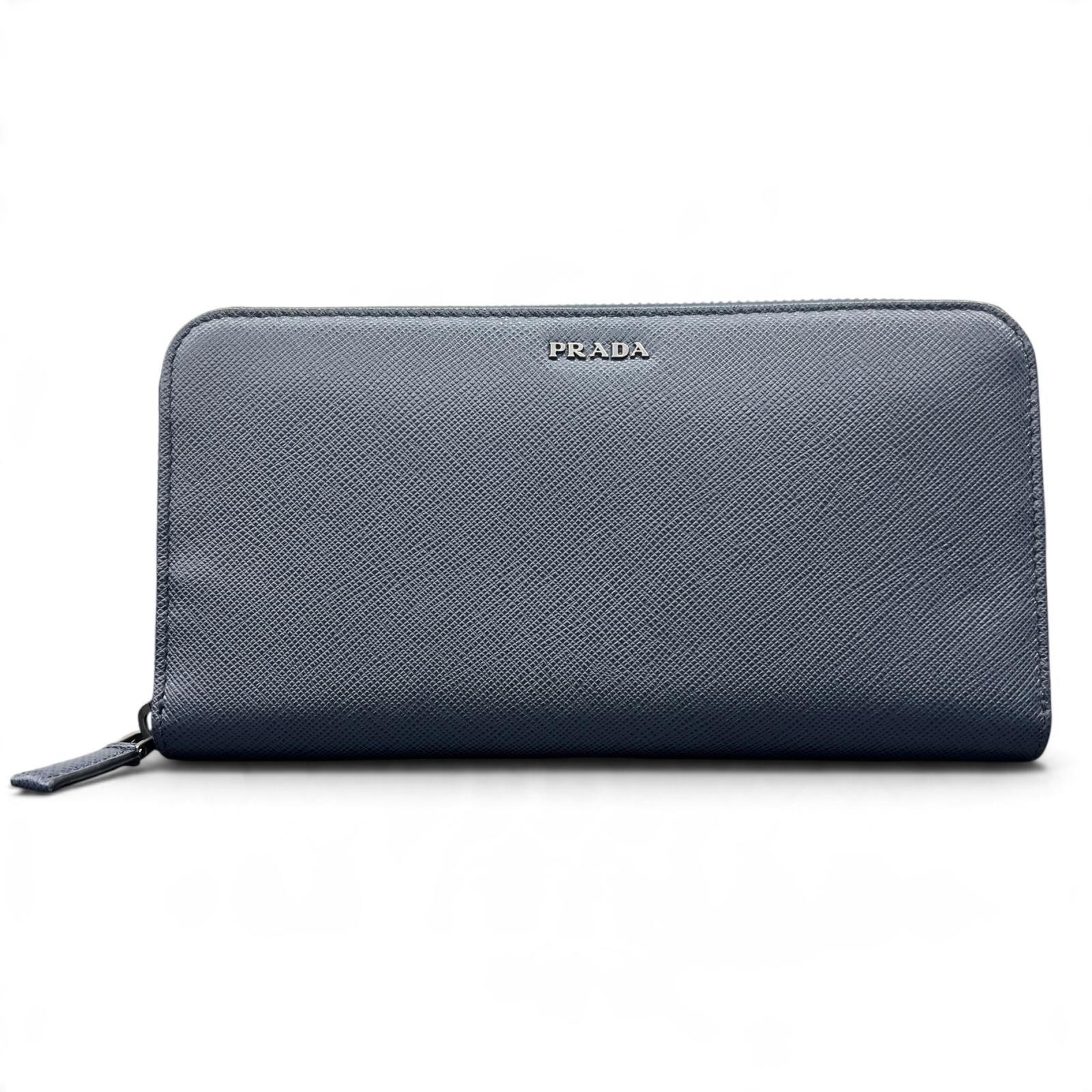 楽天市場】prada 財布 サフィアーノ ネイビーの通販