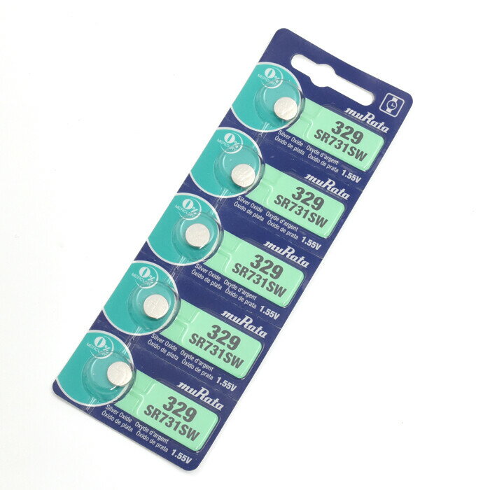 SR731SW 5個入り ボタン電池 329 1シート 時計用ボタン電池 SR731SW 電池 SR731SW ムラタ murata SR731SW 日本製 S...