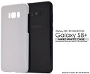 スマホケース Galaxy S8+ SC-03J / SCV35 カバー 白 ホワイト ケース ギャラクシーs8プラス ハードケース スマホカバー docomo...