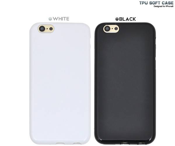 送料無料 iphone6s ケース ブラック ホワイト 白 黒 ソフトケース アイフォン6s ip...