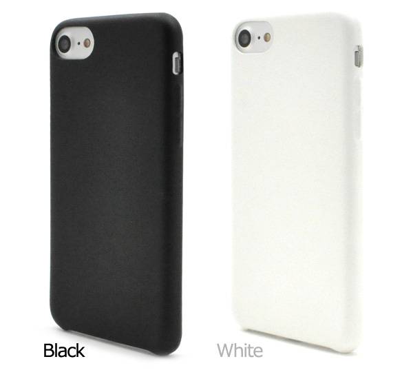 送料無料 iPhone7 / iPhone8 / iPhone6/6s iPhone7ケース アイフォン7 セミハードケース 黒白 docomo ドコモ au エーユー softbank ソフトバンク スマホカバー 携帯ケース 背面 おしゃれ マット 社会人 柔らかい iPhone8ケース 無地