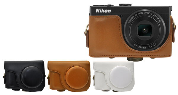 Nikon COOLPIX ニコン クールピクス P330 カメラケース＆ストラップセット ブラック ...
