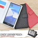 手帳型 AQUOS EVER SH-04G 手帳型ケース カバー スマホケース 市松模様レザースタンドケースポーチ ブラック ホワイト レッド オレンジ スマートフォンカバー スマホカバー 手帳カバー docomo ドコモ アクオス エバー シャープ sh04g 【激安】
