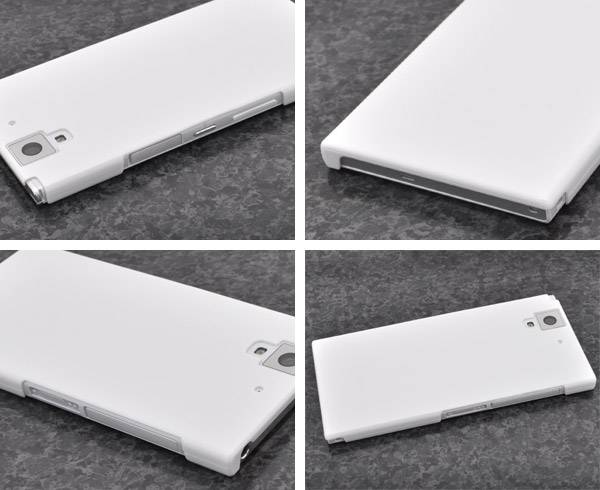 送料無料 arrows NX F-02H ケース ホワイト 白 ハードケース アローズ arrows NX F-02H ドコモ docomo スマホカバー 携帯ケース 人気 おしゃれ オススメ アロウズ 無地 シンプル SIMフリー 富士通 デコ 背面カバー f02h - 2