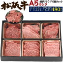 松阪牛 食べ比べセット 合計480g（3〜4人前） 焼肉用 