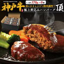 神戸牛100% 神戸牛 極上煮込みハンバーグ 6個セット ギフトボックス入り ハンバーグ 最高級黒毛和牛 豪華 個包装 国産 ブランド牛 牛肉 お肉 高級 真空...