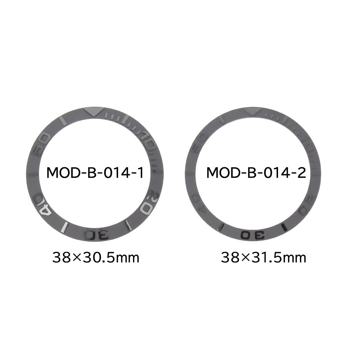 時計部品 SEIKO セイコー MOD カスタムパーツ ベゼル スロープタイプ セラミック MOD-B-014 送料無料
