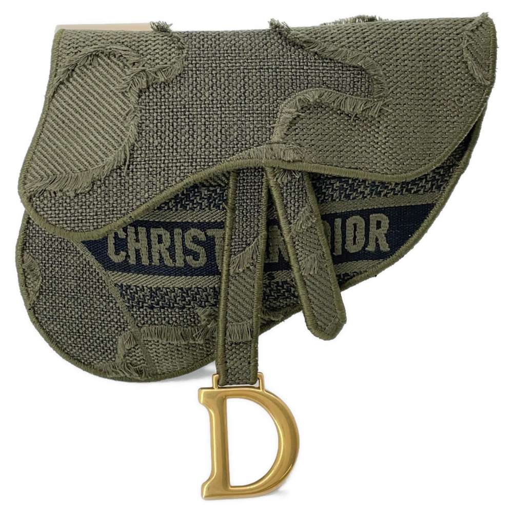 クリスチャン・ディオール ウエストバッグ サドルバッグ キャンバス S5632CWAH Christian Dior 【安心保証】 【中古】 クリスチャン・..