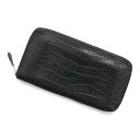 エルメス 長財布 アザップロング ブラック/シルバー金具 アリゲーターマット U刻印 財布 【安心保証】 【中古】 エルメス 財布 HERMES WALLET
