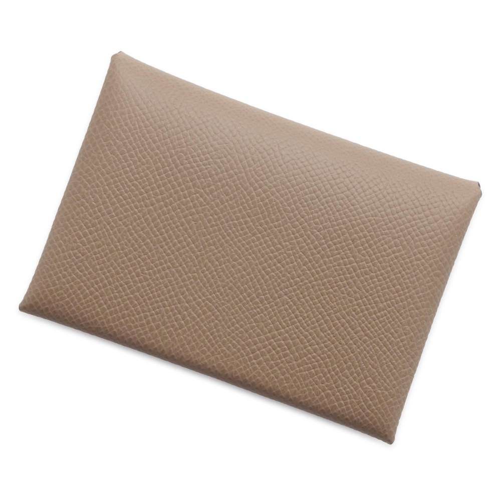 エルメス コインケース カルヴィ デュオ エトゥープ/シルバー金具 ヴォーエプソン B刻印 財布 エルメス コインケース エルメス HERMESのサムネイル