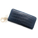 クリスチャン・ディオール 長財布 ラウンドジップ アリゲーター Christian Dior 財布 【安心保証】 【中古】 クリスチャン・ディオール 財布 ディ...
