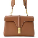 セリーヌ ショルダーバッグ ティーン ソフト16(セーズ) カーフレザー 196853CR4.04LU CELINE ブラウン 【中古】 セリーヌ バッグ レディース CELINE BAG