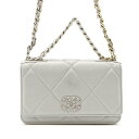 シャネル チェーンウォレット シャネル19 ココマーク マトラッセ ラムスキン AP0957 CHANEL 財布 【安心保証】 【中古】 シャネル チェーンウォレット 財布 シャネル レディース CHANEL WALLET