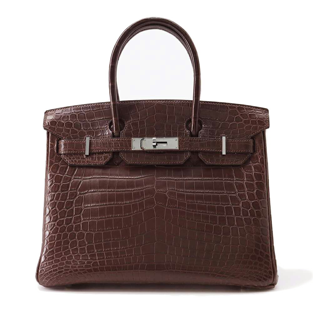 エルメス バーキン30 ハバナ/シルバー金具 ニロティカスマット □K刻印 HERMES Birkin ハンドバッグ 【安心保証】 【中古】 エルメス バーキン エルメス バッグ エルメス レディース HERMES Birkin HERMES BAG